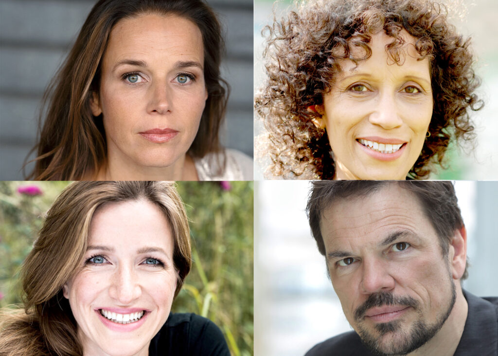 Collage der beteiligten Schauspielenden.