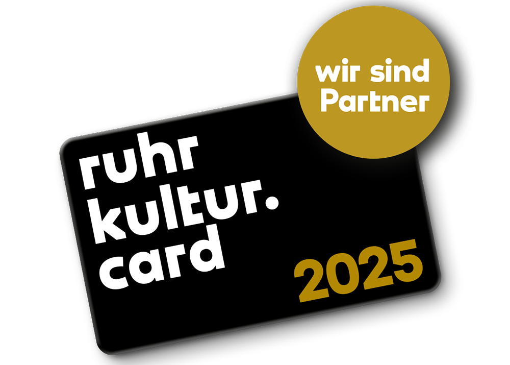 Die Abbildung zeigt symbolisch die RuhrKulturCard 2025.