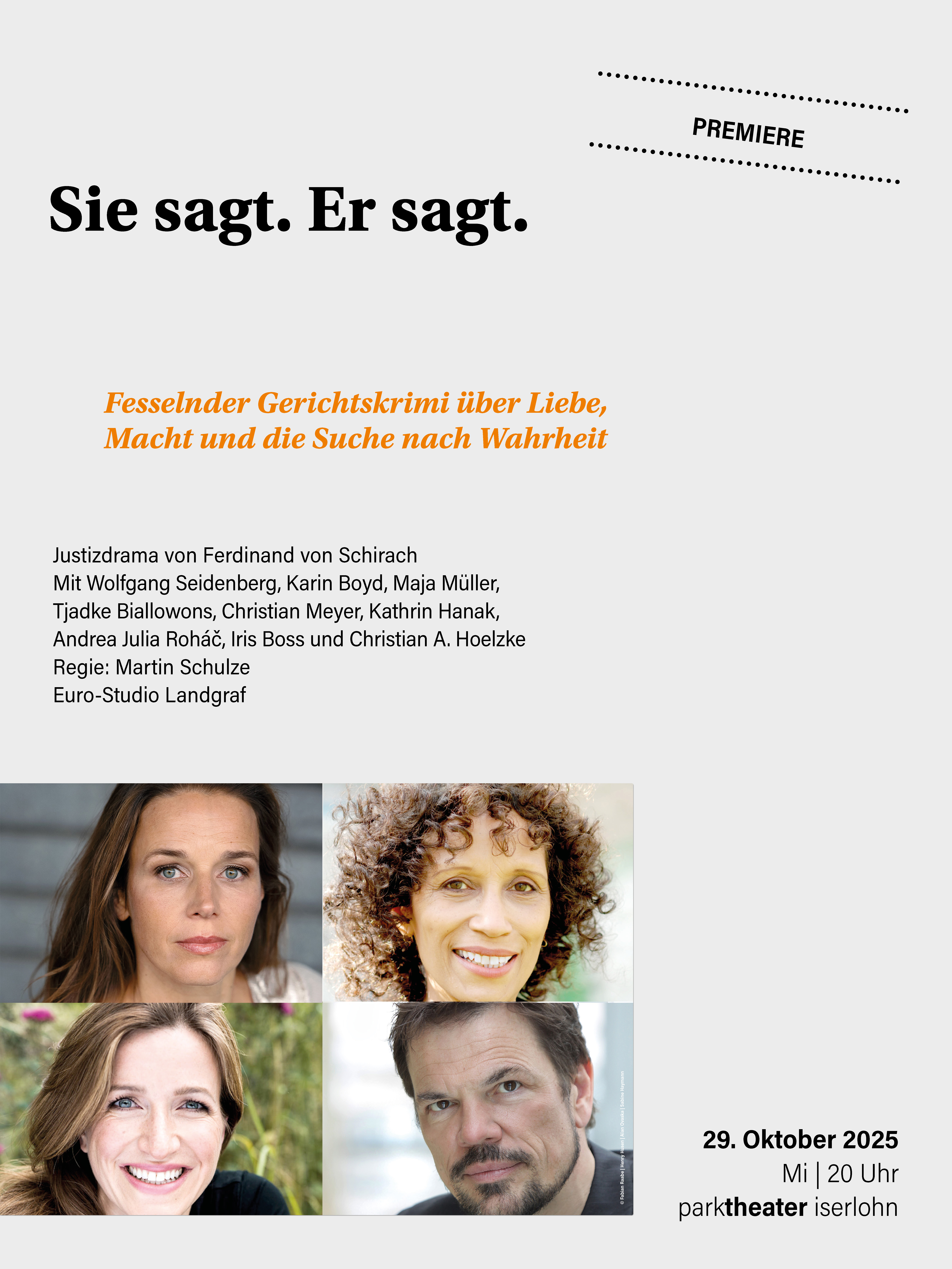 Sie sagt. Er sagt Sie sagt. Er sagt