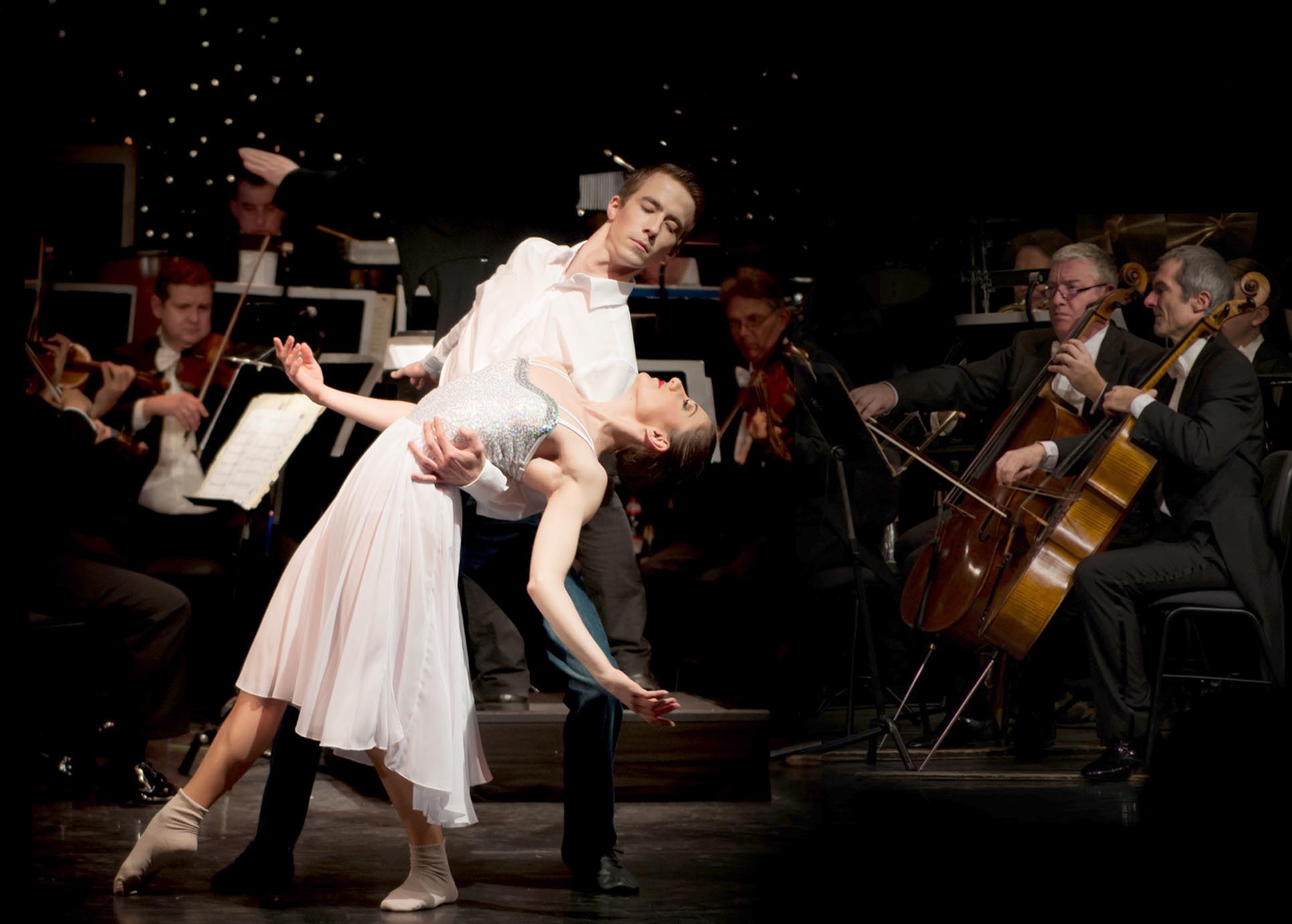 Tanzszene aus der Operettengala.