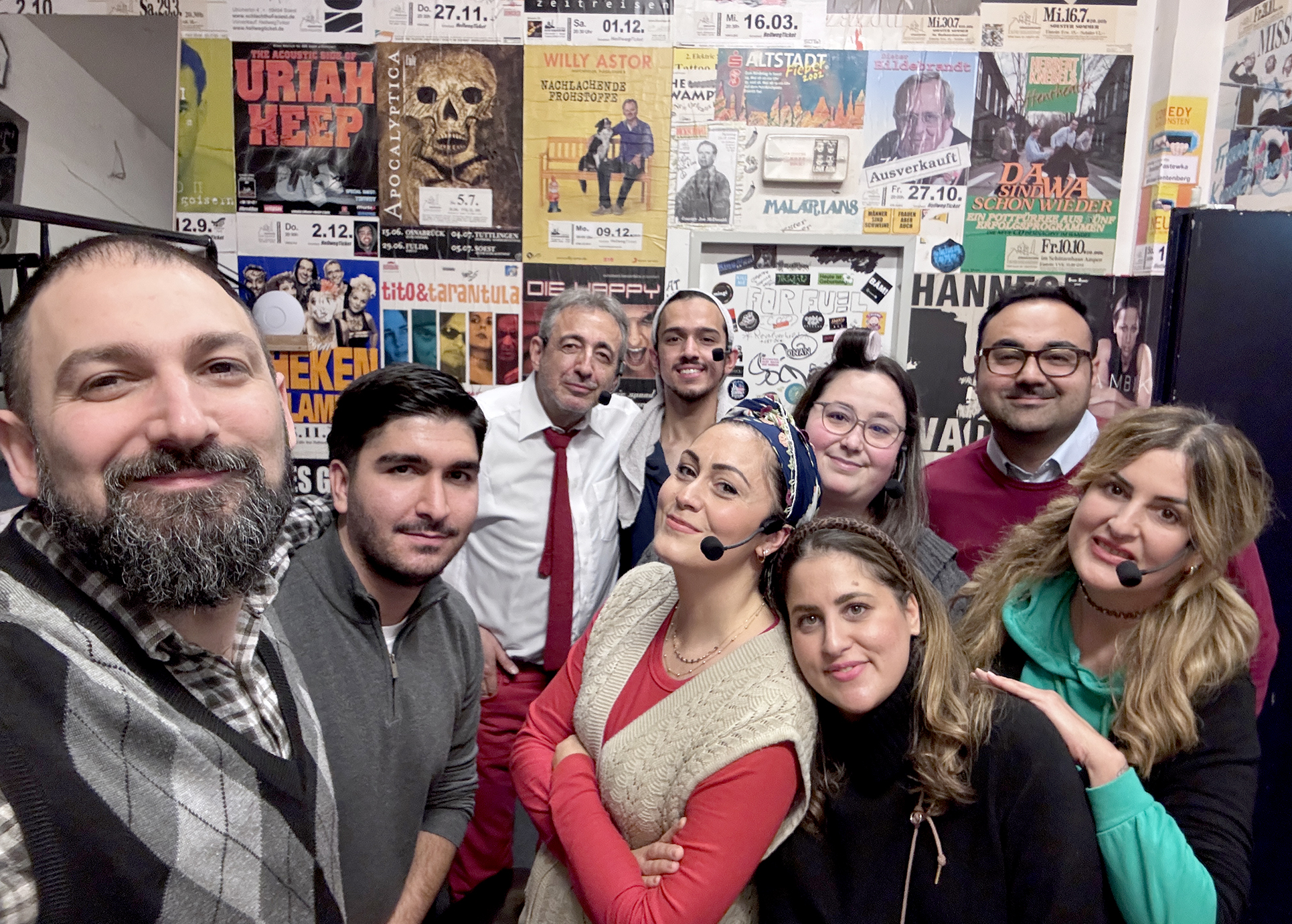 Das Ensemble vom Theater Halber Apfel.