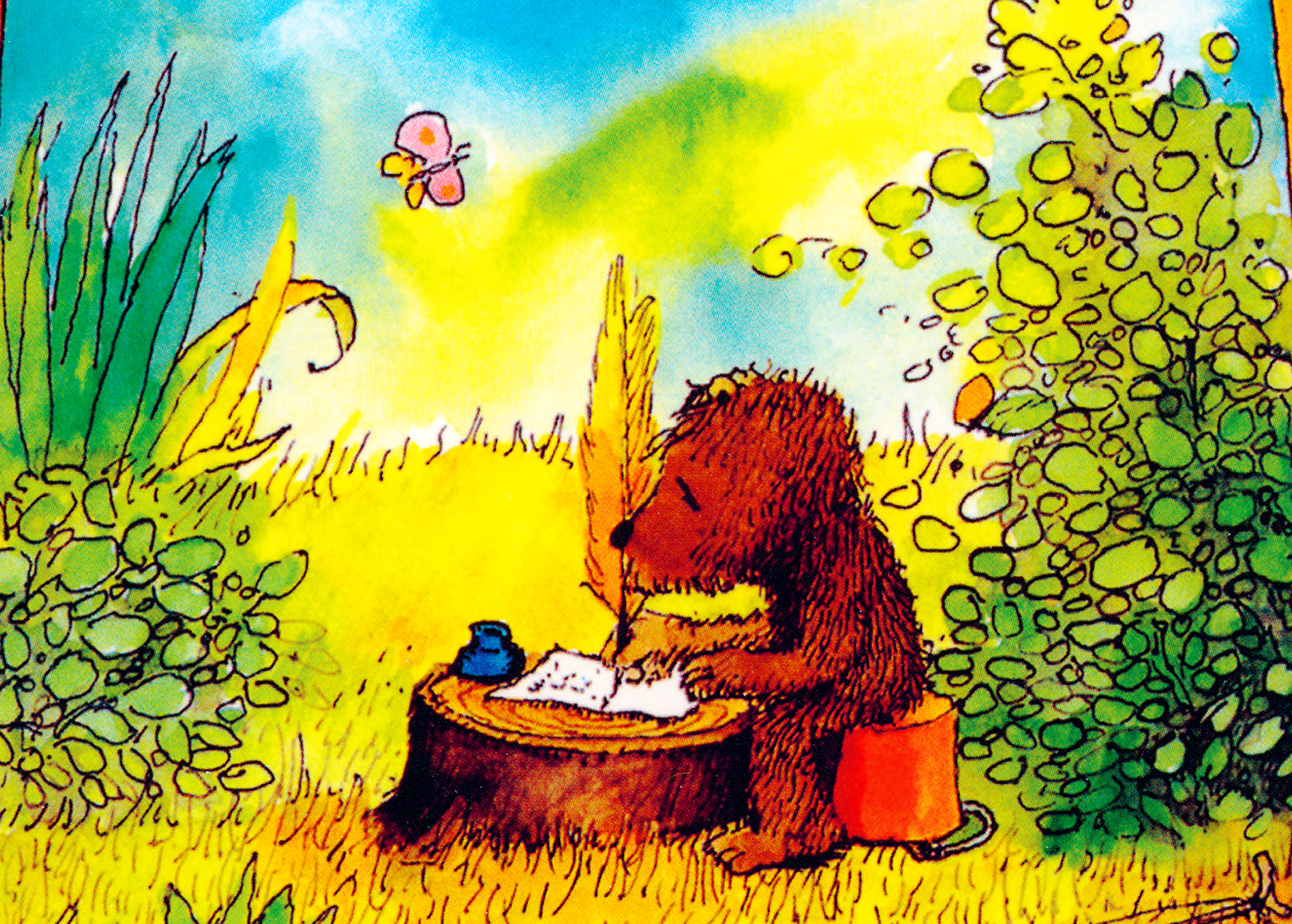 Zeichnung aus Janoschs Post für den Tiger.