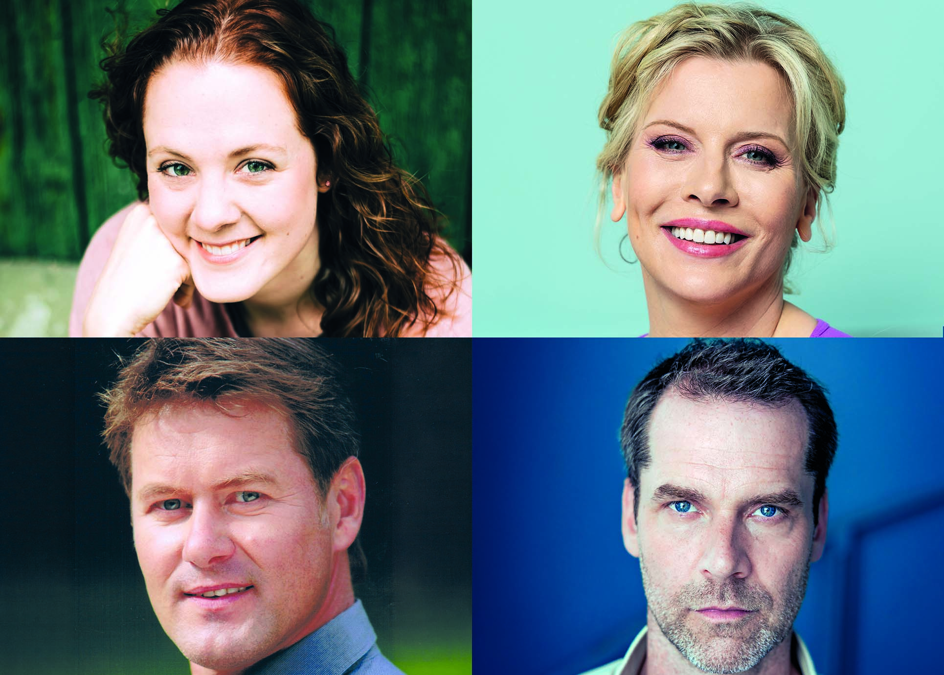 Die vier Schauspielerinnen und Schauspieler sind in 4