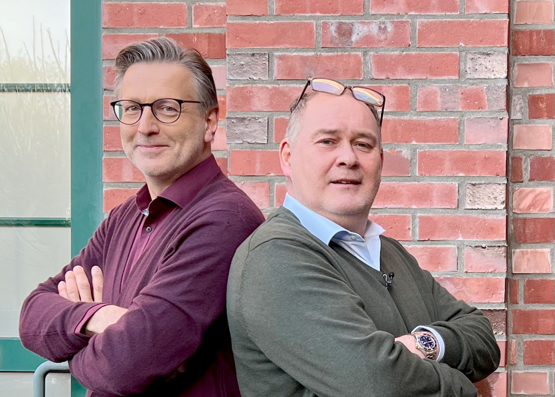 Das Bild zeigt Detlev Kümmel und Walter Lehnertz.