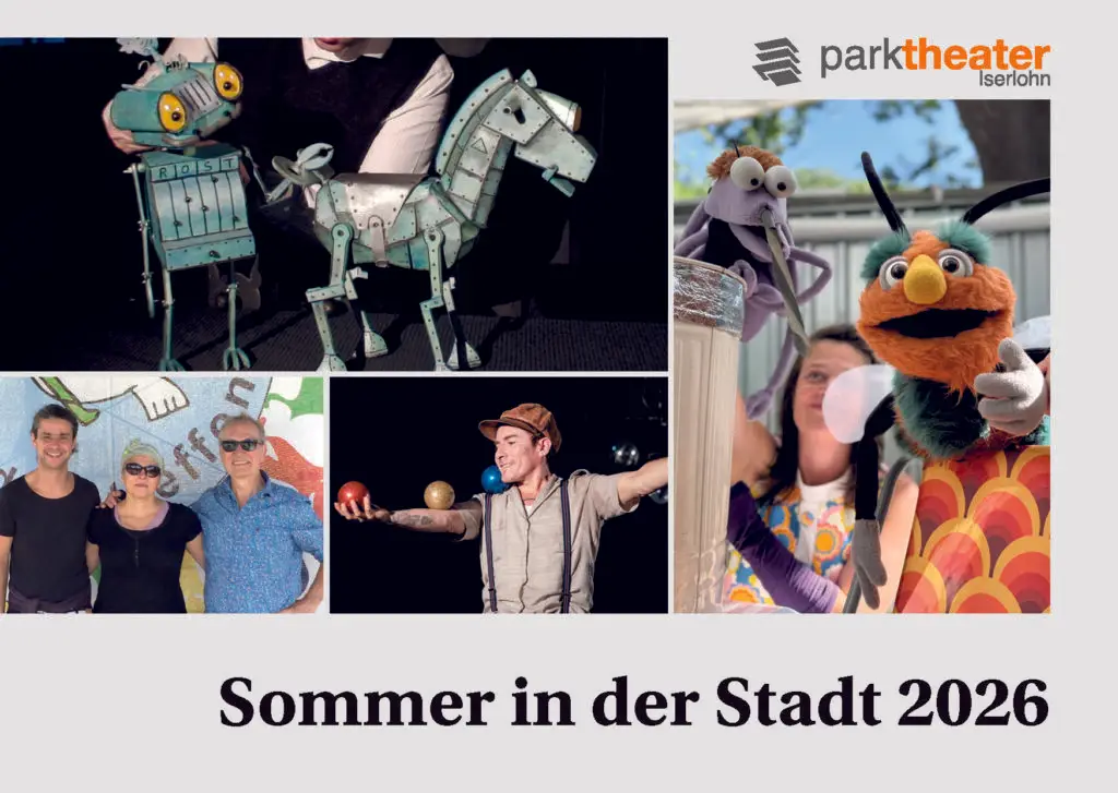 Das Bild zeigt eine Collage der vier Familien-Programm vom "Sommer in der Stadt".
